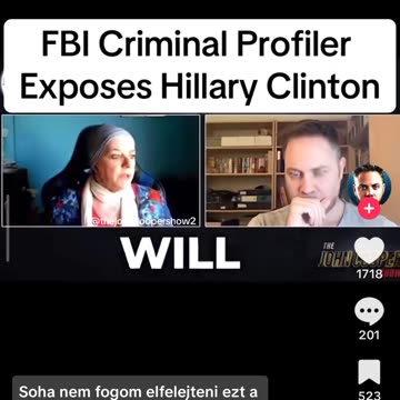 USA The satanista Hillary Clinton leleplező tanu