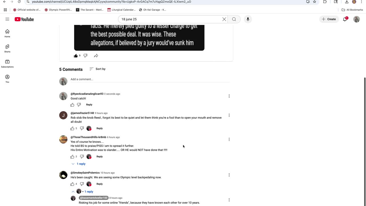 Rob Reed Admits to Josh Herbel Lesser Charges 18 Jun 25