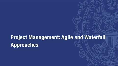 Dr. Justin Goldston on Agile and Waterfall Project Management - Georgetown University c. 2020