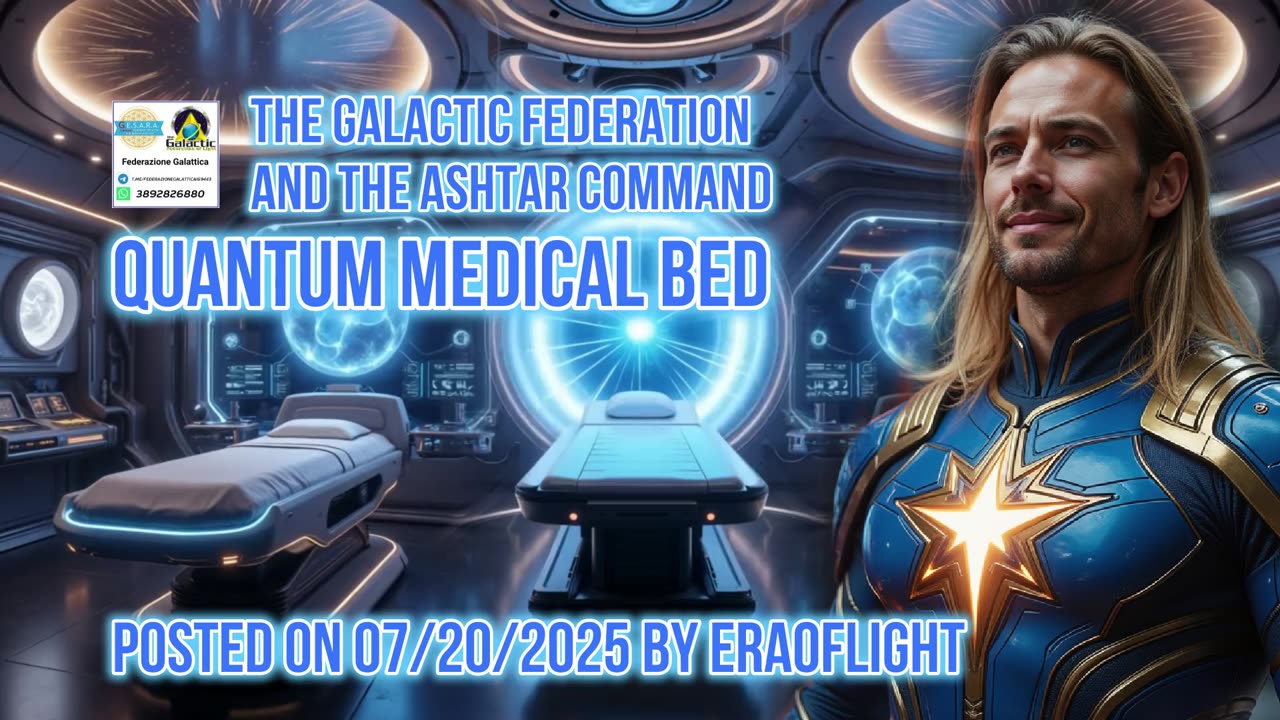 🛸🇺🇸🛸THE GALACTIC FEDERATION AND THE ASHTAR COMMAND:⭐️🇺🇸⭐️ QUANTUM MEDICAL BED