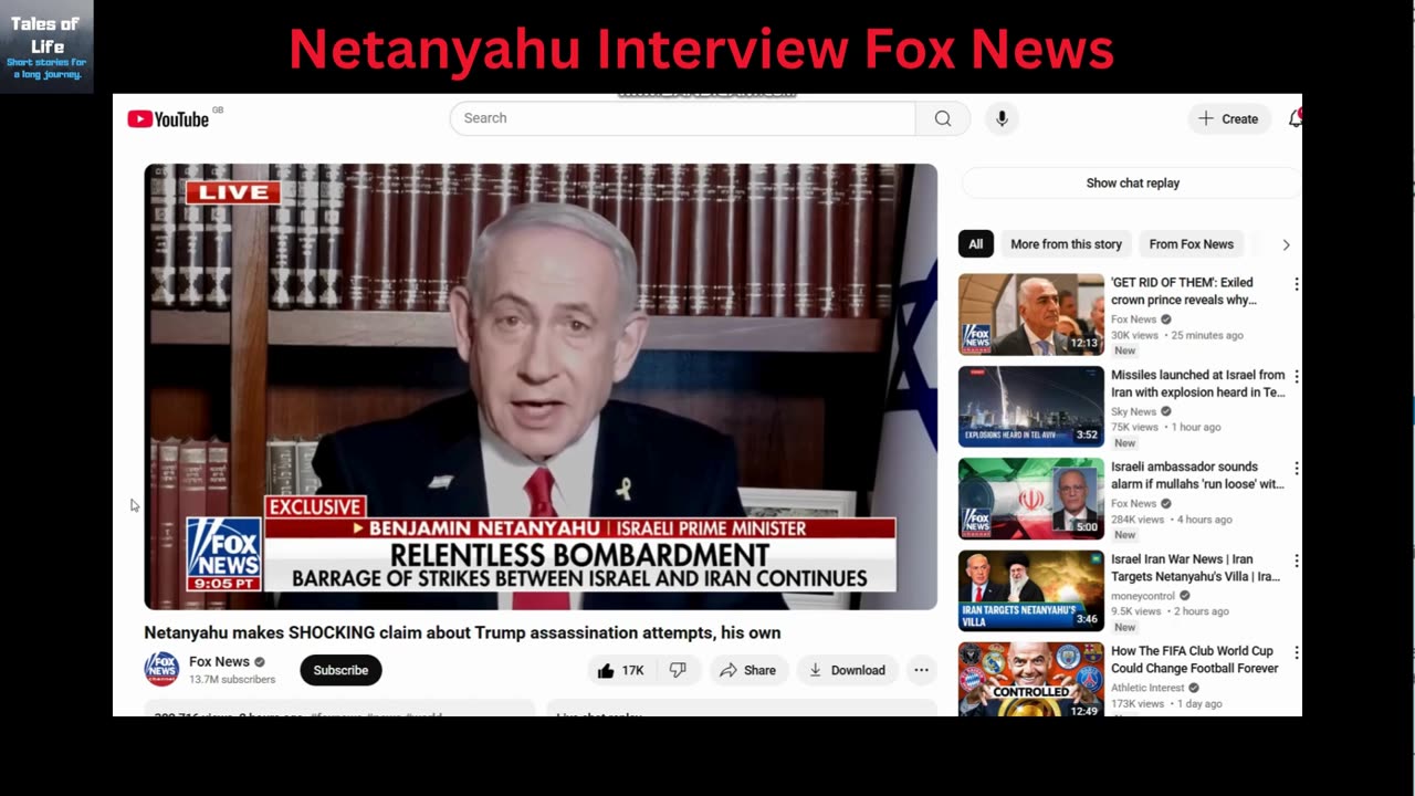 Netanyahu Interview Fox News