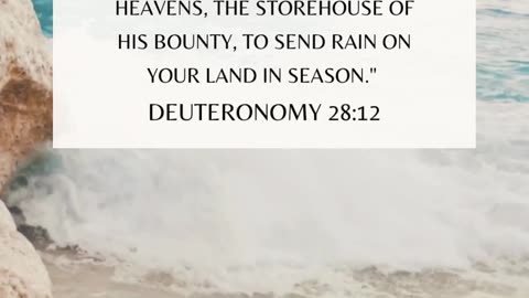 God’s blessings remind us of His deep love.