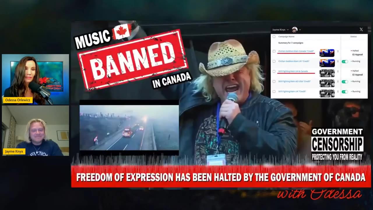 Canada Now Censoring Musician's SONGS If They Don't Like The Words!! (Short Clips Version)