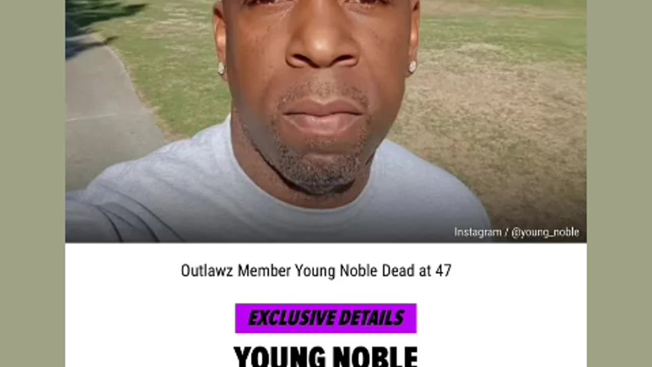 Rip to young noble from outlawz work with the late 2pac ðððŊðŠĶðķ7/8/25