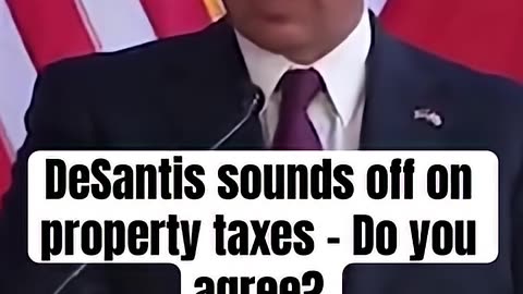 Pro America News - “It’s ridiculous” DeSantis sounds off on property taxes
