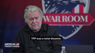 Steve Bannon: Trump is ‘reorganizing the world system of commerce and of trade’