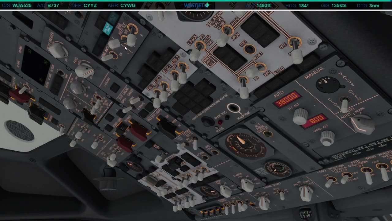 Landing in Winnipeg (CYWG)