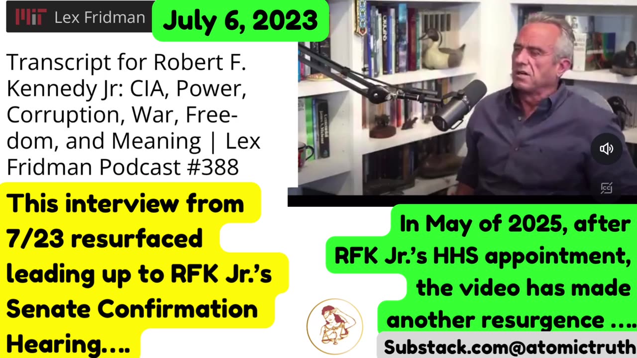 A Timeline of RFK Jr’s Public Discussions of SV40 from the Polio Vax to the Covid Vax