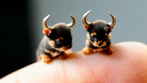 “World’s Cutest Puppies on My Palm 🐶💖 | Try Not to Smile!”