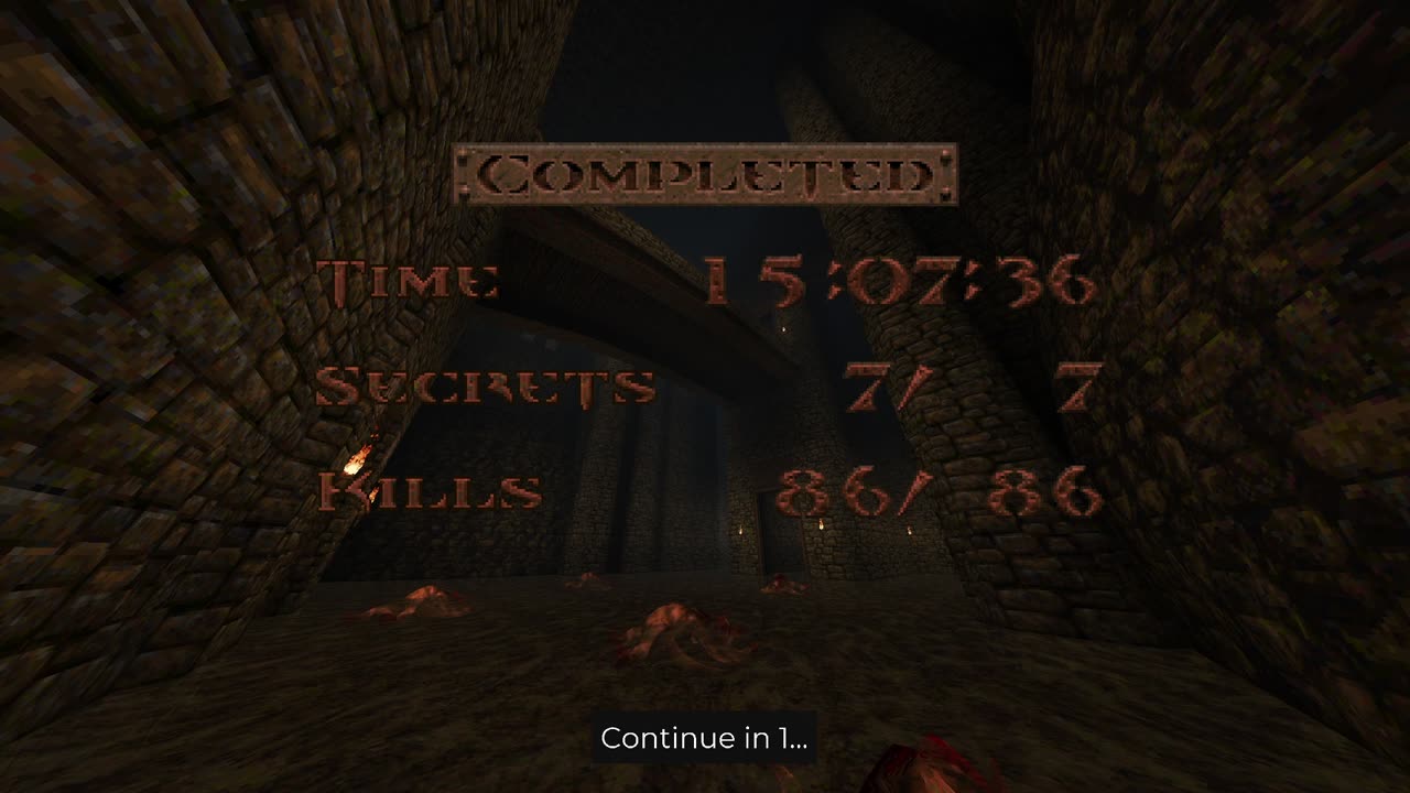 Quake Dimension of the Past Campaign - Episode 1.5 - The Catacombs (Nightmare - Hard) [NC]