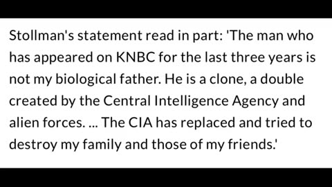 GARY STOLLMAN TELLING US A HIDDEN TRUTH ALL THOSE YEARS AGO - MKULTRA