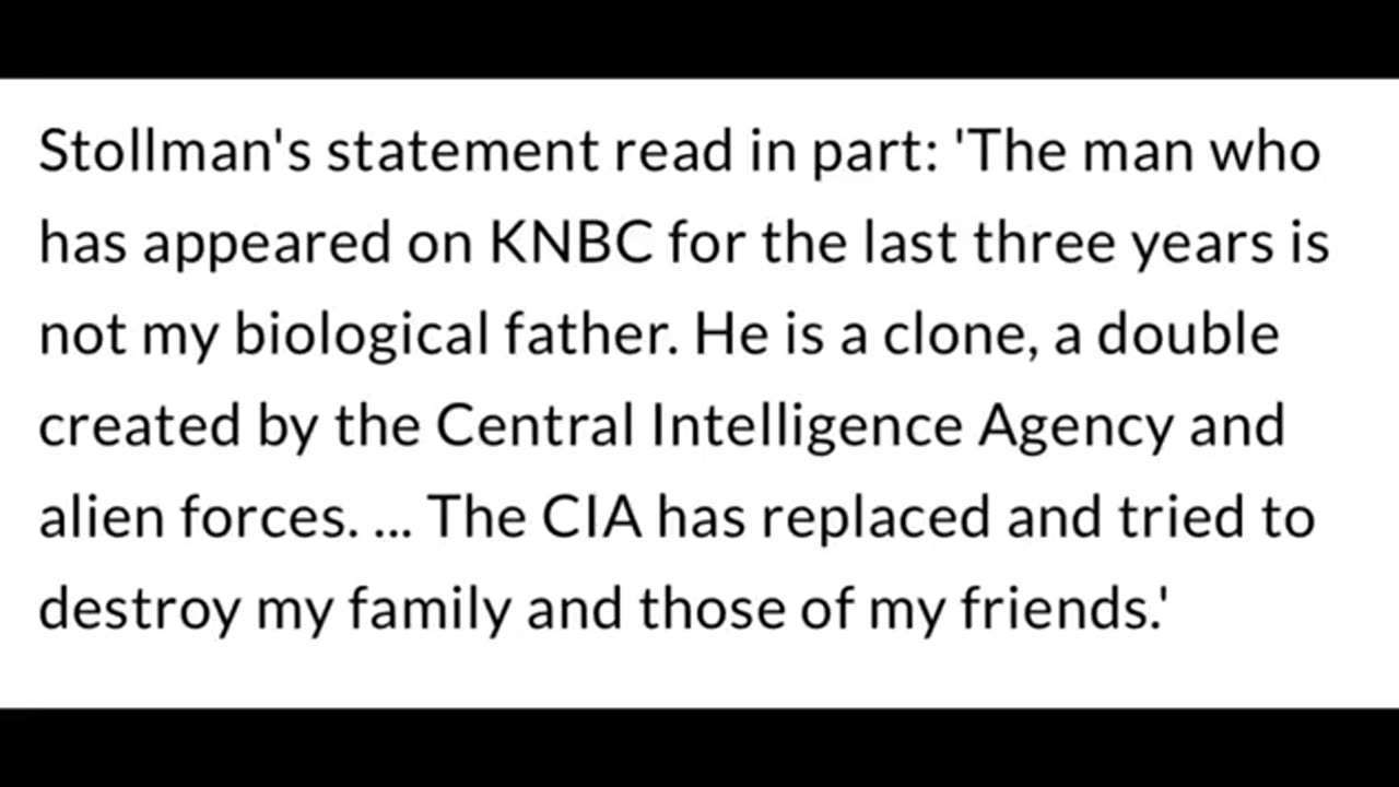 GARY STOLLMAN TELLING US A HIDDEN TRUTH ALL THOSE YEARS AGO - MKULTRA