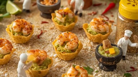 Cajun Shrimp Guacamole Bites – Spicy, Creamy & Bite-Sized Bliss