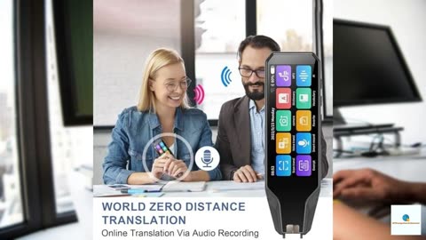 ConBlom Scan Reader Pen, 112 Languages Scan Translator Pen, Smart Reading Pen for Dyslexia