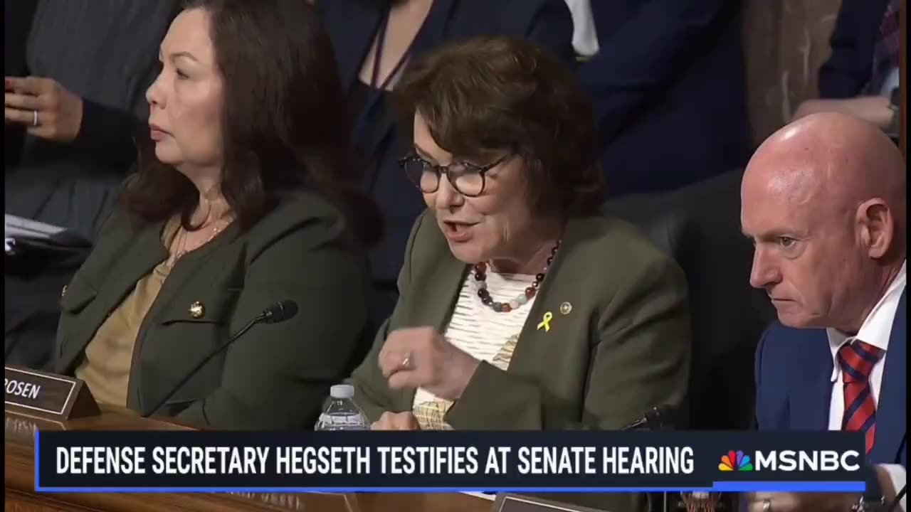 Pete Hegseth tells a Democrat Senator 'her time is up'