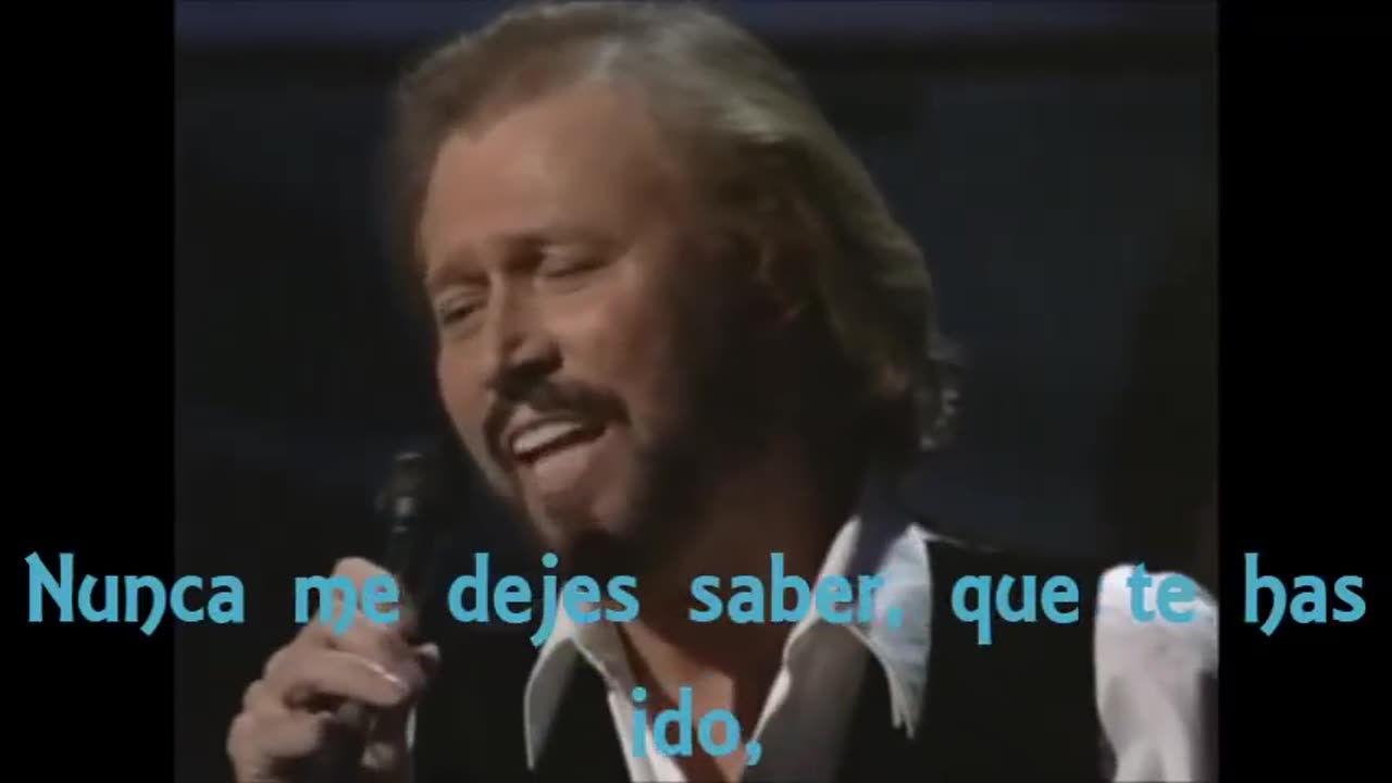 BEE GEES - WORDS - SUBTITULADO ESPAÑOL - LETRA - LYRICS -