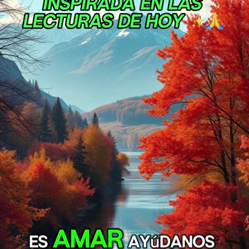 🙏✨Oración Inspirada en las Lecturas de Hoy ✨🙏