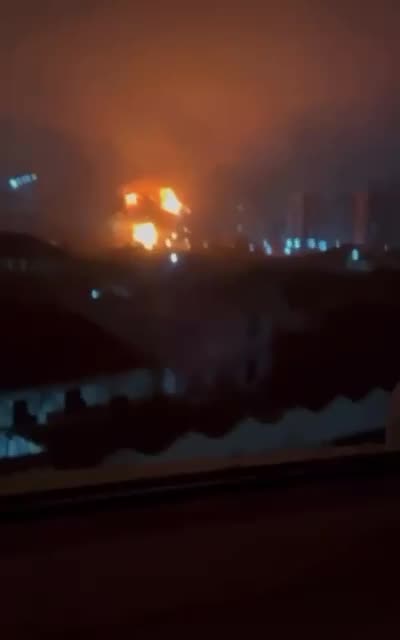 Incredible Explosion Rocks Chechen City of Gudermes
