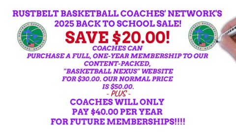2025 RBCN BACK-TO-SCHOOL SALE IS HERE!!!!