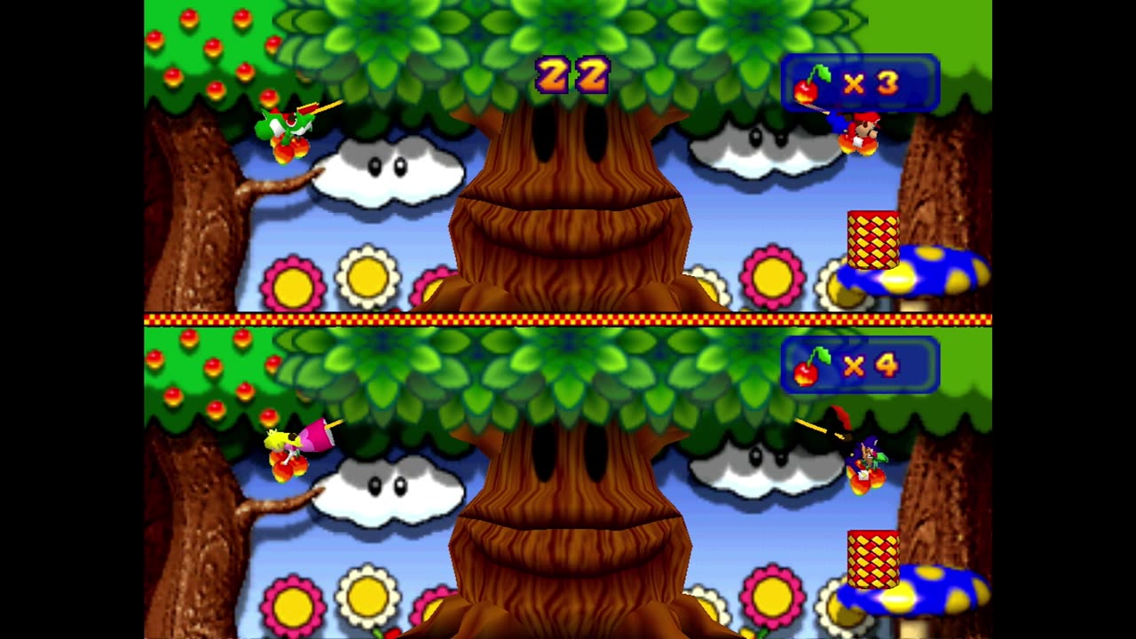 #MarioParty 3 Deep Bloober Sea HARD AI 35 Turn Game Part One