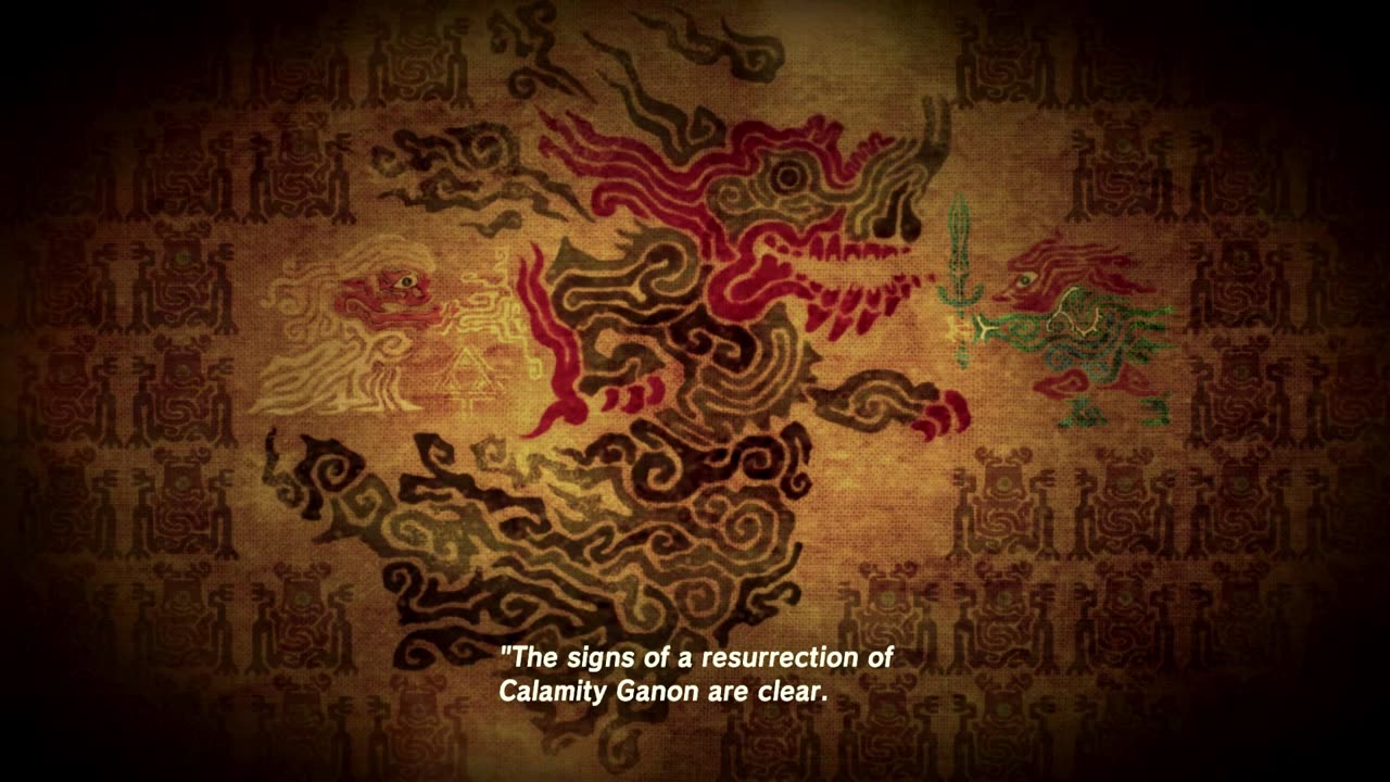 King Rhoam Bosphoramus Hyrule - Cutscene - Breath of the wild