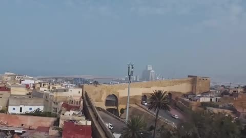 The beautiful city in north africa . Morocco for travel