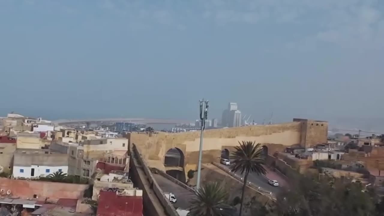 The beautiful city in north africa . Morocco for travel