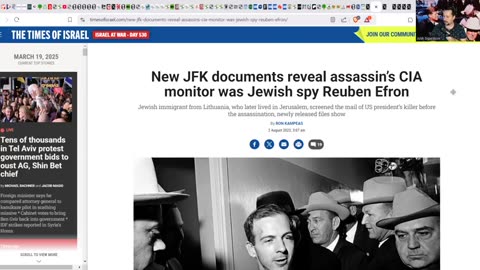 JFK FILES RELEASED! - Is Israel Mentioned? - Is This The Latest Psyop? - Let's Find Out