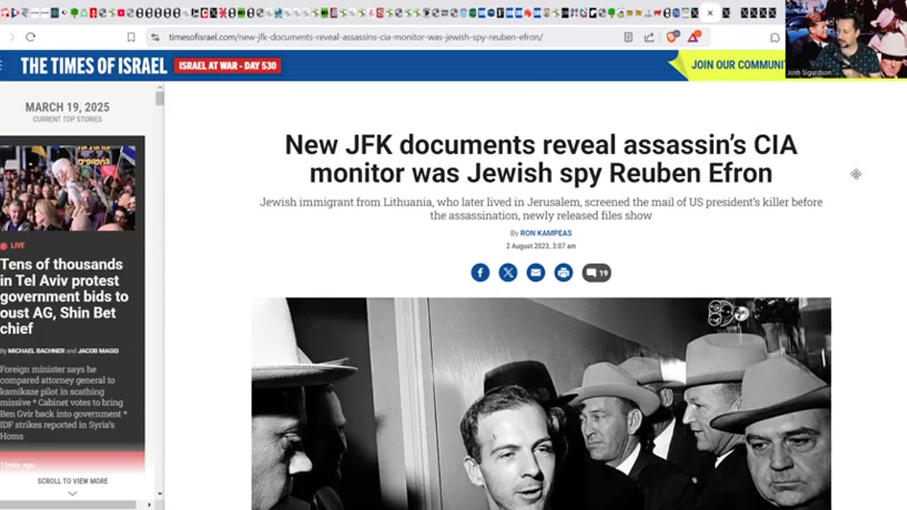 JFK FILES RELEASED! - Is Israel Mentioned? - Is This The Latest Psyop? - Let's Find Out
