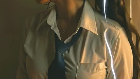 A hyper-realistic scene of a cute chubby Indian 23-year-old girl wearing a neat navy-blue