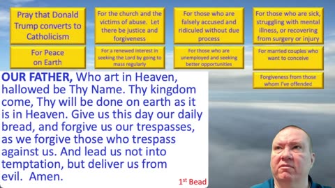 Mary's Daily Live Holy Rosary Prayer at 8:00 p.m. EDT 07/20/2025