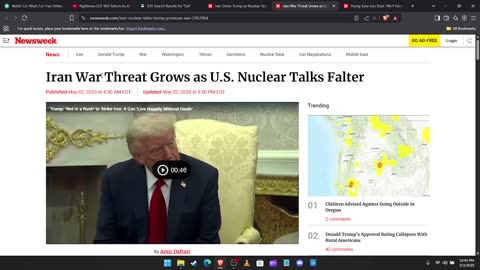 IRAN WAR THREAT GROWS