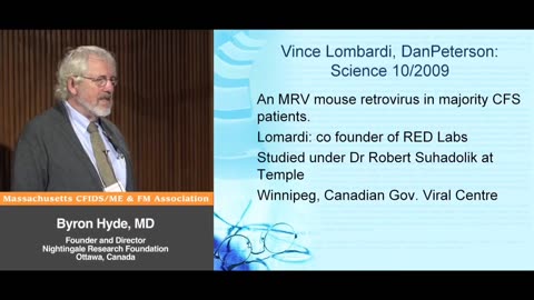 Vince Lombardi, XMRV Mouse Retrovirus Scandal, Implies making money from Fraudulent Tests - Byron Hyde, MD