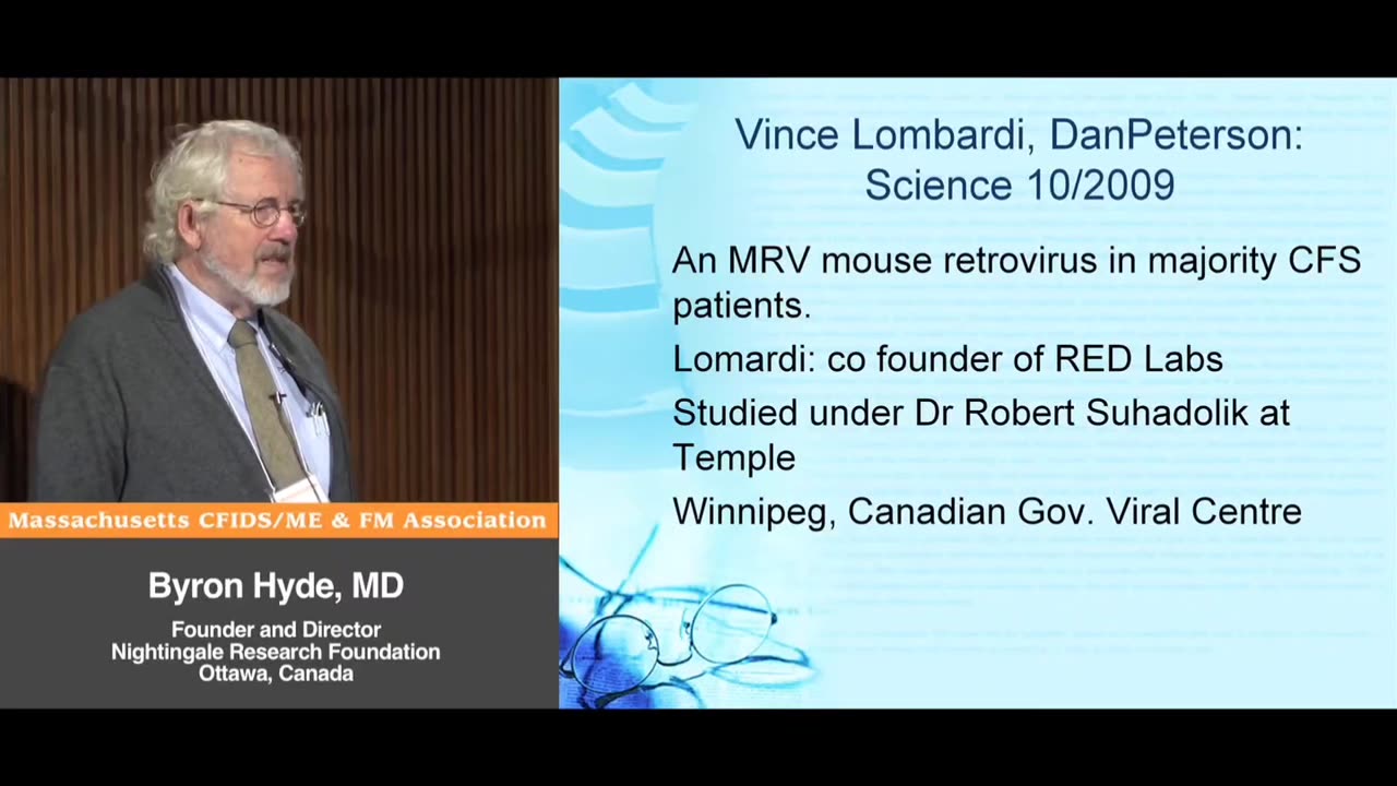Vince Lombardi, XMRV Mouse Retrovirus Scandal, Implies making money from Fraudulent Tests - Byron Hyde, MD
