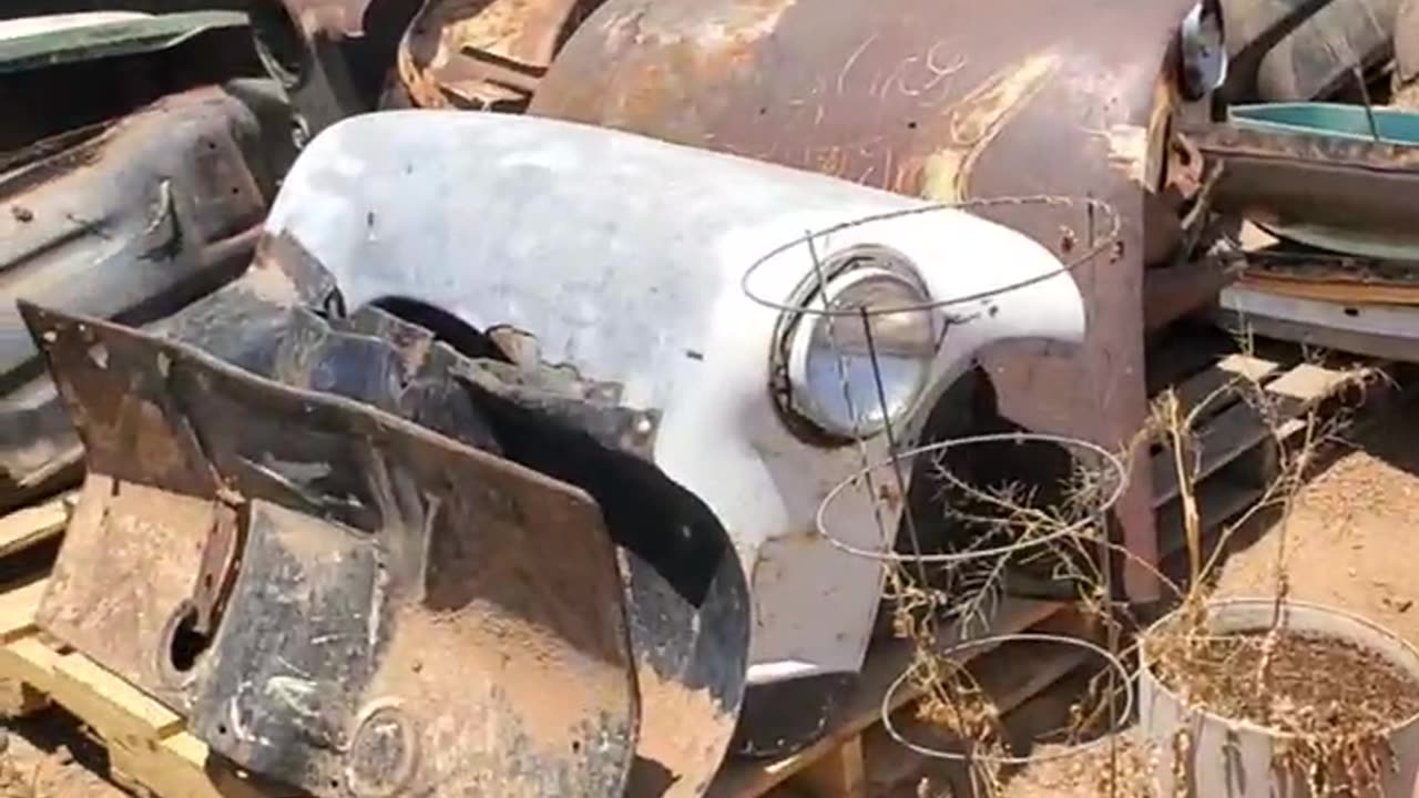 052825 54 Chevy grill clean up PART 1