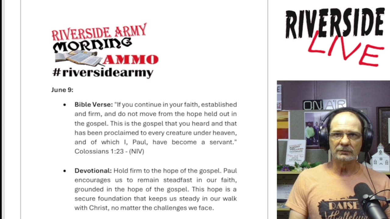 Riverside Morning Ammo Daily Devotional 6.9.25