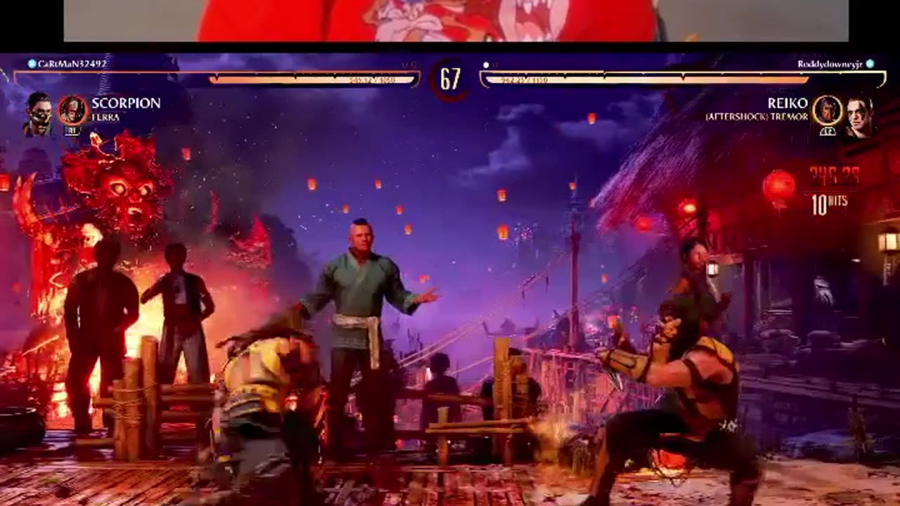 This Player Kept Jumping So I Kept uppercutting 😂 #mk1 #mortalkombat1 #detroit #fgc