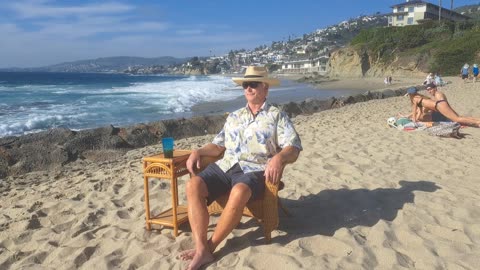 #223 Goff Island Beach, Laguna Beach, California.