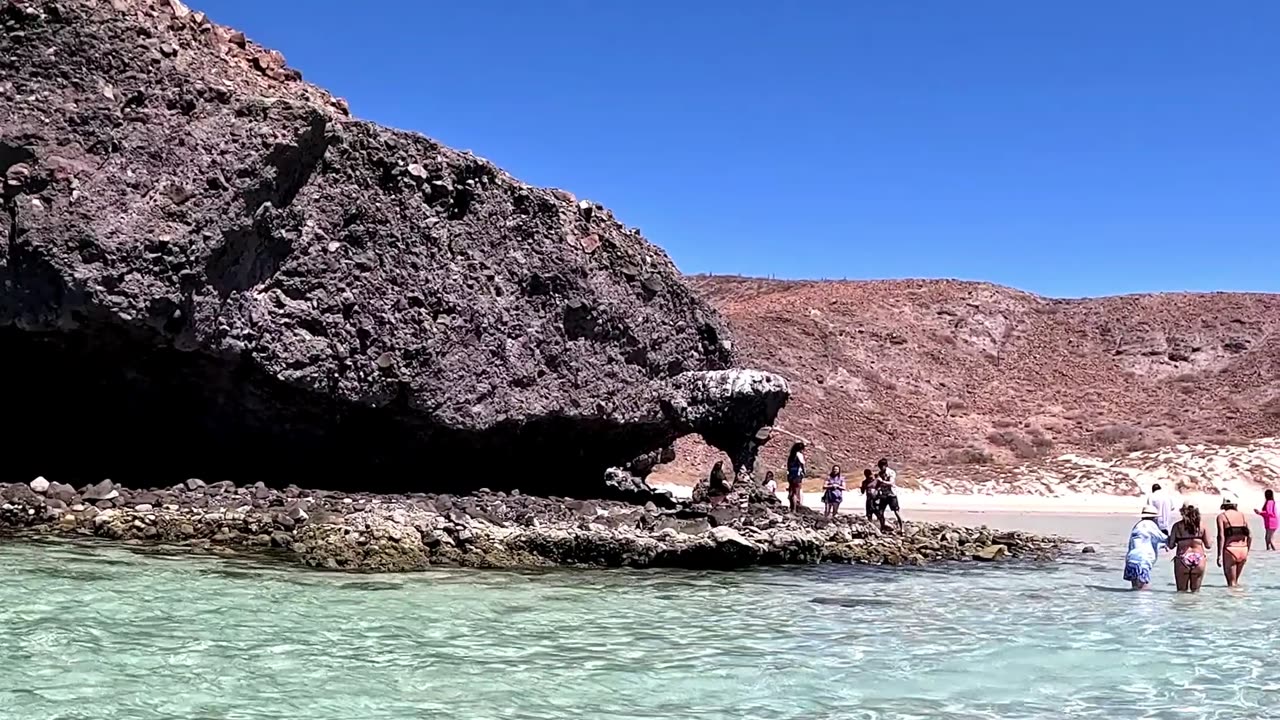 Mushroom Rock in La Paz Mexico