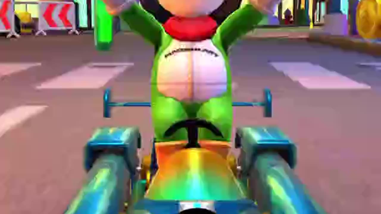 Mario Kart Tour - Blue Speeder Gameplay (Autumn Tour 2024 Spotlight Shop Reward Kart)