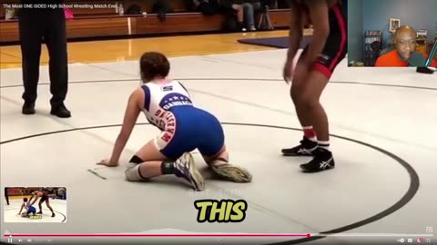 Girl Gets Pretzeled By Boy In Mixed Wrestling Match!
