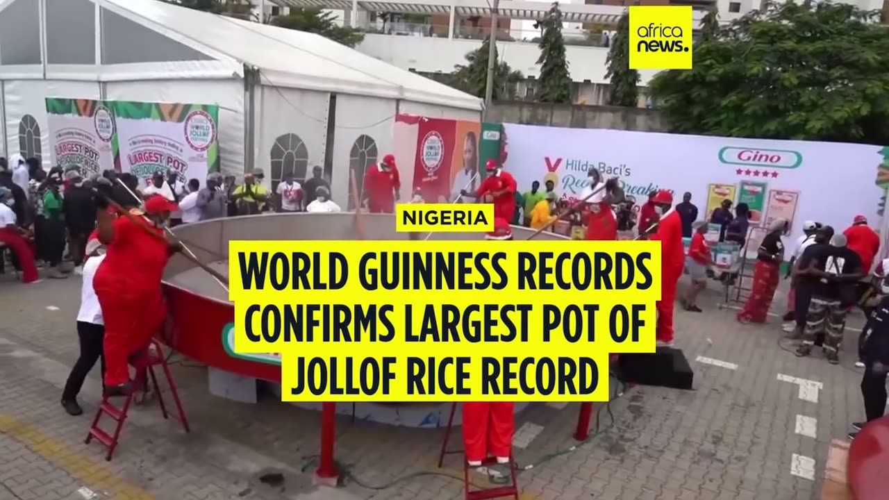 😮🔥 Nigerian Chef Sets Record with 9 Tons of Rice! | FeedMyCuriosity