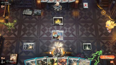 Magic: The Gathering Arena Random Standard Ranked Match.