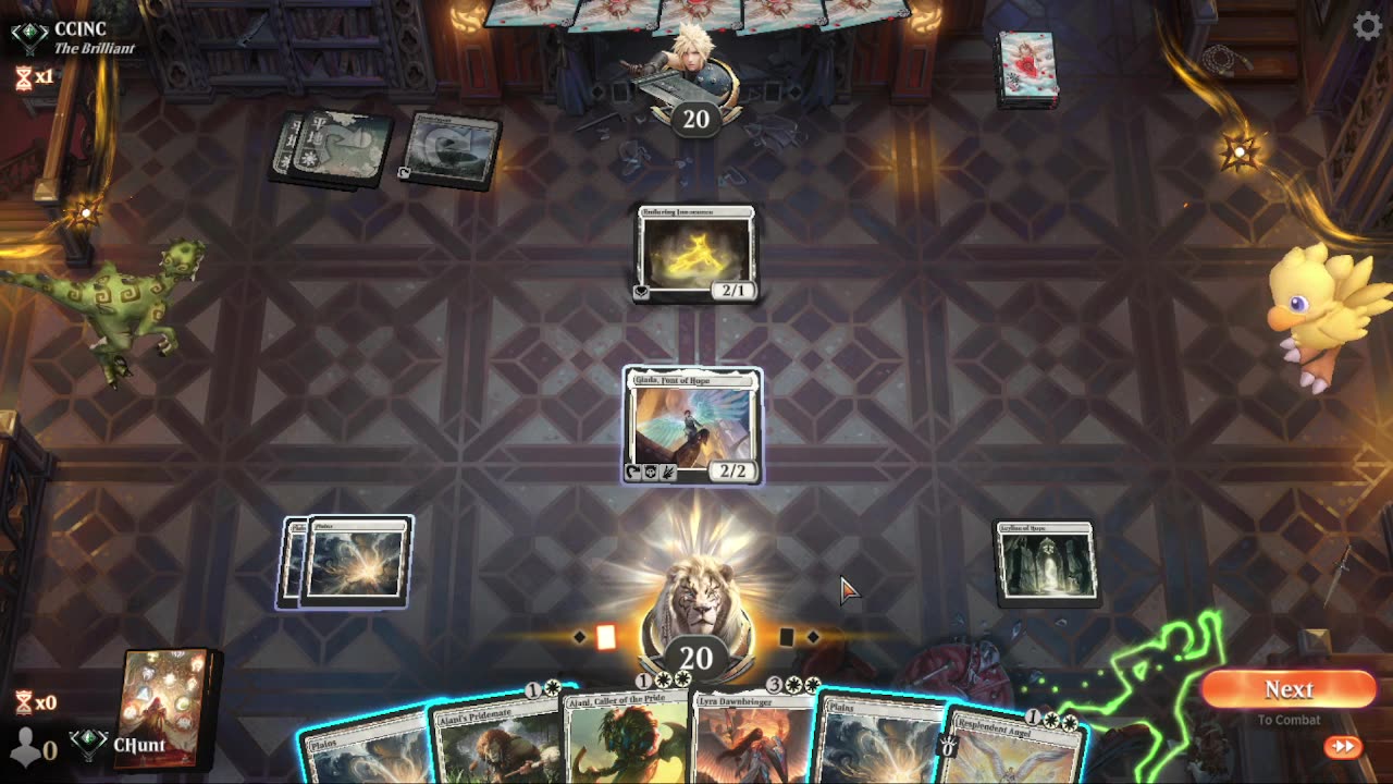 Magic: The Gathering Arena Random Standard Ranked Match.