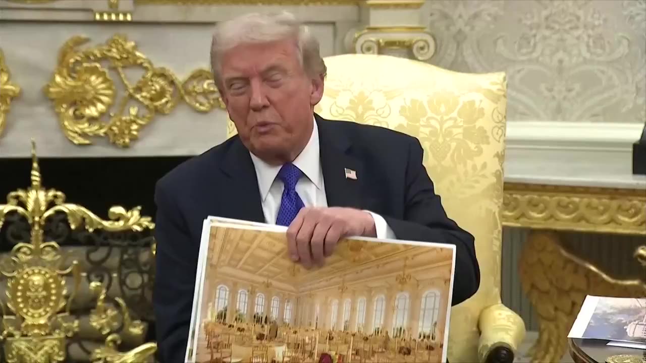 President Trump BODIES reporter accusing him of not being “transparent” about the renovations