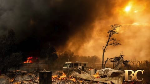 Rapid wildfire burns historic gold mining town in California