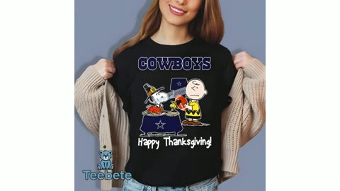 Happy Thanksgiving Peanuts Dallas Cowboys Shirt Idea
