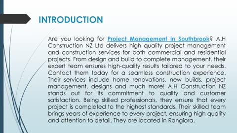 Are you looking for Project Management in Southbrook?