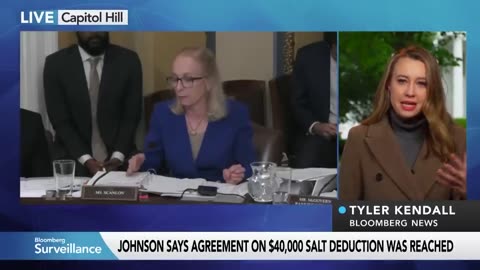 Johnson Says GOP Reached $40,000 SALT Cap Agreement