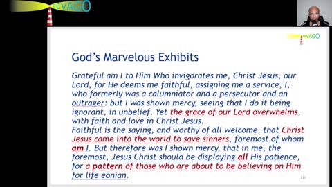 RE 397 The Grace of Christ Jesus Totally Overwhelmed Saul of Tarsus
